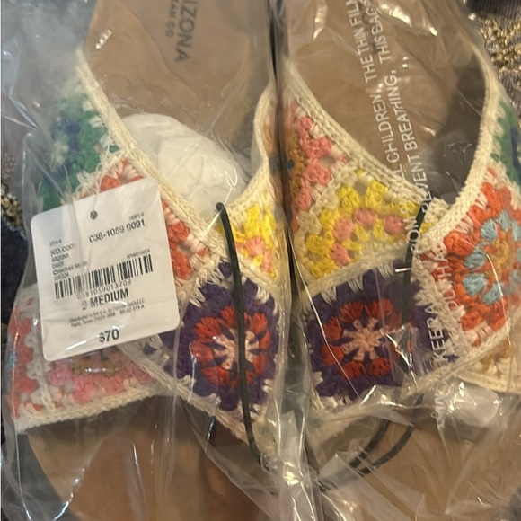 Size 9 crotchet daisy platform sandals - Picture 5 of 7